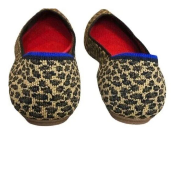 NEW Rothy's The Point Animal Print Comfy Casual Washable Flats 9.5 - Picture 4 of 7